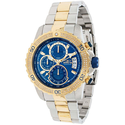 Invicta Men's Quartz Watch - Pro Diver Chronograph Date Display White Diamond | 38001 ,