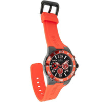 Invicta Men's Quartz Watch - Pro Diver Chronograph Date Red Rubber Strap | 37757 ,