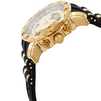 Invicta Men's Quartz Watch - Pro Diver Chronograph Grey and Gold Dial Strap | 37719 ,