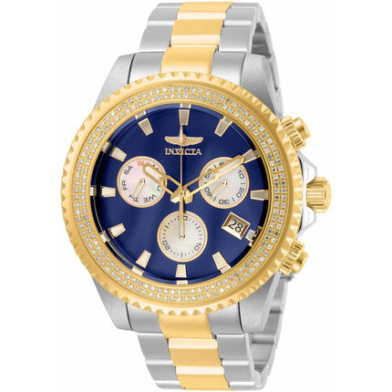 Invicta Men's Quartz Watch - Pro Diver Chronograph Two Tone Bracelet | 31838 ,