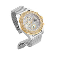 Invicta Men's Quartz Watch - Pro Diver Chronograph Two Tone Case Mesh Bracelet | 31568 ,