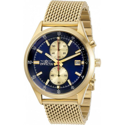 Invicta Men's Quartz Watch - Pro Diver Chronograph Yellow Gold Bracelet | 31357 ,