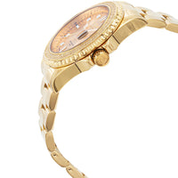 Invicta Men's Quartz Watch - Pro Diver Diamond Gold Tone Dial Steel Bracelet | 37974 ,