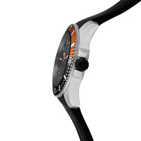 Invicta Men's Quartz Watch - Pro Diver Orange and Black Bezel Silver Tone Case | 21392 ,