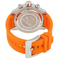 Invicta Men's Quartz Watch - Pro Diver Rotating Bezel Black Dial Orange Strap | 19243 ,