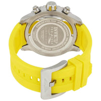 Invicta Men's Quartz Watch - Pro Diver Rotating Bezel Black Dial Yellow Strap | 19244 ,