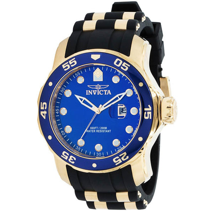 Invicta Men's Quartz Watch - Pro Diver Rotating Bezel Blue Dial Two Tone Strap | 39098 ,