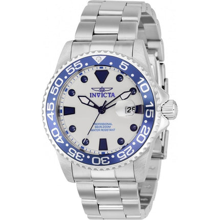 Invicta Men's Quartz Watch - Pro Diver Silver Dial Stainless Steel Bracelet | 36905 ,