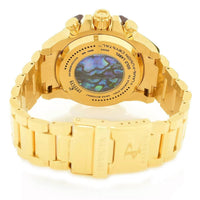 Invicta Men's Quartz Watch - Reserve Abalone Dial Yellow Gold Case | 35556 ,