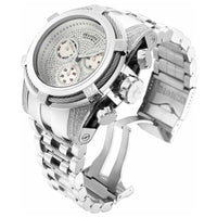 Invicta Men's Quartz Watch - Reserve Bolt Zeus Diamond Chrono Silver Dial | 32783 ,