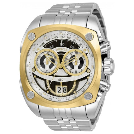 Invicta Men's Quartz Watch - Reserve Chronograph Silver Tone Steel Bracelet | 32068 ,