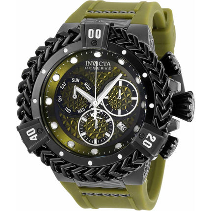 Invicta Men's Quartz Watch - Reserve Herc Chronograph Green Rubber Strap | 33157 ,