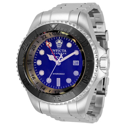 Invicta Men's Quartz Watch - Reserve Hydromax Silver Tone Steel Bracelet | 33495 ,