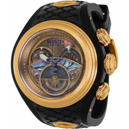 Invicta Men's Quartz Watch - Reserve S1 Chronograph khaki and mop dial strap | 38880 ,