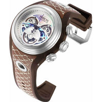 Invicta Men's Quartz Watch - Reserve S1 Chronograph mop dial brown strap | 38876 ,