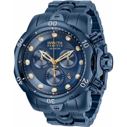 Invicta Men's Quartz Watch - Reserve Venom Chronograph Blue Dial Bracelet | 30123 ,