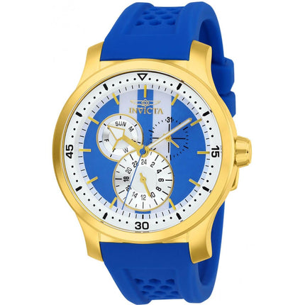 Invicta Men's Quartz Watch - S1 Rally Blue and White Dial Rubber Strap | 27121 ,