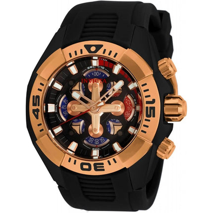 Invicta Men's Quartz Watch - S1 Rally Chronograph Black and Rose Gold Dial | 30320 ,