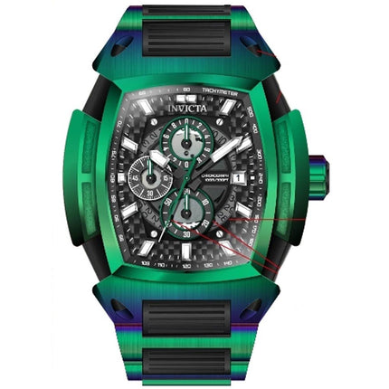 Invicta Men's Quartz Watch - S1 Rally Diablo Chrono Black Carbon Fiber Dial | 37794 ,
