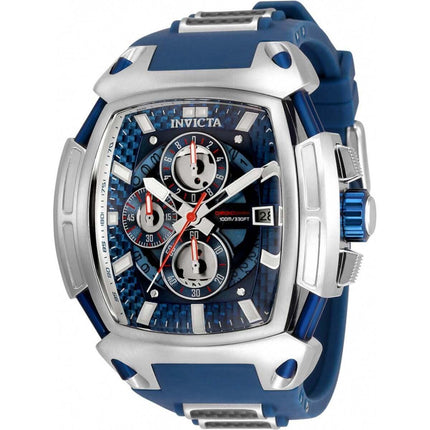 Invicta Men's Quartz Watch - S1 Rally Diablo Chronograph Blue Rubber Strap | 34511 ,