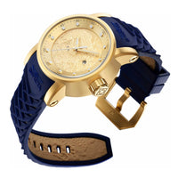 Invicta Men's Quartz Watch - S1 Rally Gold Dial Blue and Beige Rubber Strap | 41143 ,