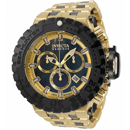 Invicta Men's Quartz Watch - Sea Hunter Chrono Silver and MOP Dial Bracelet | 34595 ,