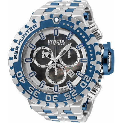 Invicta Men's Quartz Watch - Sea Hunter Chronograph Gold and MOP Dial Bracelet | 34593 ,
