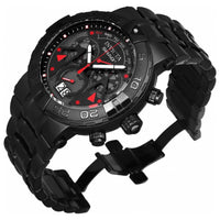 Invicta Men's Quartz Watch - Shaq Chrono Black Stainless Steel Bracelet | 33784 ,