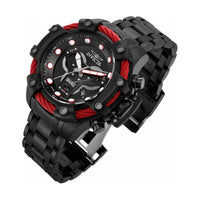 Invicta Men's Quartz Watch - Shaq Chronograph Black Dial Steel Bracelet | 33655 ,