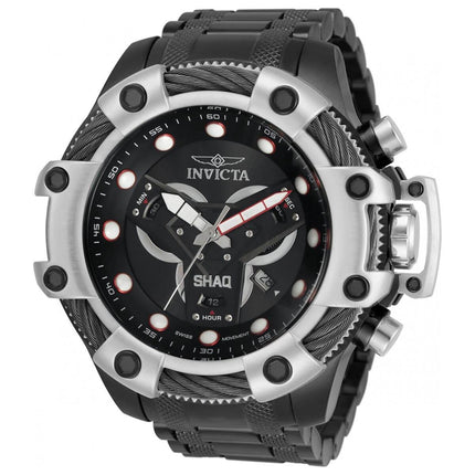 Invicta Men's Quartz Watch - Shaq Chronograph Black Steel Bracelet | 33656 ,