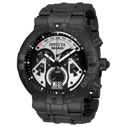 Invicta Men's Quartz Watch - Shaq Chronograph Black Steel Bracelet | 33786 ,