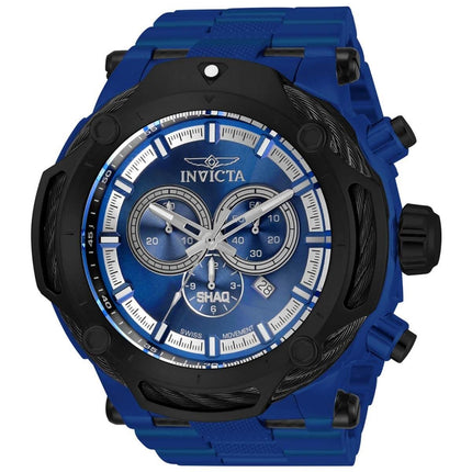 Invicta Men's Quartz Watch - Shaq Chronograph Blue Stainless Steel Bracelet | 33664 ,