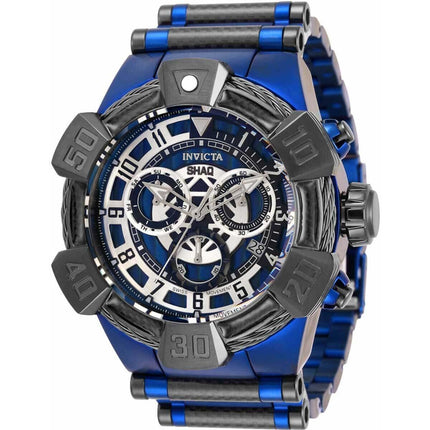 Invicta Men's Quartz Watch - Shaq Chronograph Blue Stainless Steel Bracelet | 33679 ,
