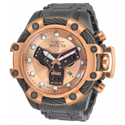 Invicta Men's Quartz Watch - Shaq Chronograph Gunmetal Steel Bracelet | 33658 ,