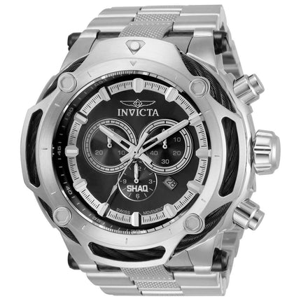 Invicta Men's Quartz Watch - Shaq Chronograph Silver Tone Steel Bracelet | 33659 ,