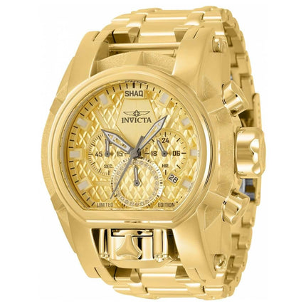Invicta Men's Quartz Watch - Shaq Chronograph Yellow Gold Steel Bracelet | 34657 ,