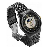 Invicta Men's Quartz Watch - Specialty Black and MOP Dial Gunmetal Bracelet | 33587 ,