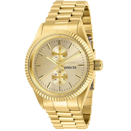 Invicta Men's Quartz Watch - Specialty Champagne Dial Yellow Gold Bracelet | 29431 ,