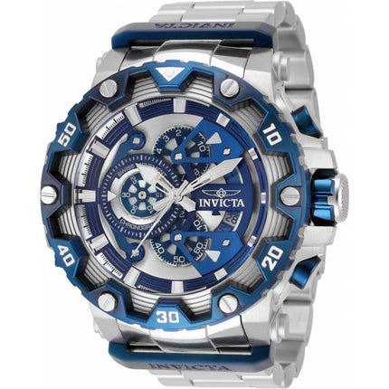 Invicta Men's Quartz Watch - Specialty Chrono Silver and Blue dial Bracelet | 35228 ,
