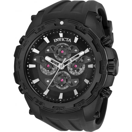 Invicta Men's Quartz Watch - Specialty Chronograph Black and Silver Dial | 34219 ,