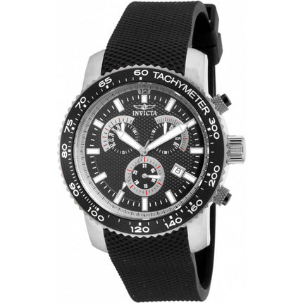 Invicta Men's Quartz Watch - Specialty Chronograph Black Rubber Strap | 17773 ,