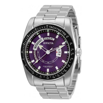 Invicta Men's Quartz Watch - Specialty Purple Dial Stainless Steel Bracelet | 31917 ,