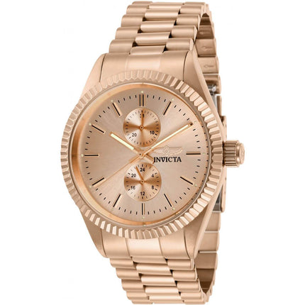 Invicta Men's Quartz Watch - Specialty Rose Gold Tone Dial Bracelet | 29436 ,