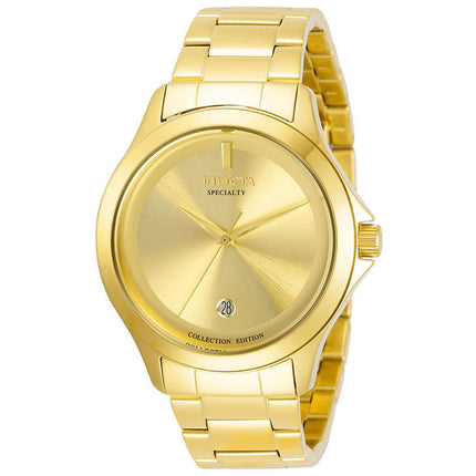 Invicta Men's Quartz Watch - Specialty Yellow Gold Plated Bracelet | 31120 ,