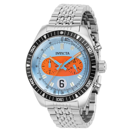 Invicta Men's Quartz Watch - Speedway Light Blue and Orange Dial Bracelet | 40531 ,
