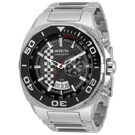 Invicta Men's Quartz Watch - Speedway Silver Tone Stainless Steel Bracelet | 33194 ,