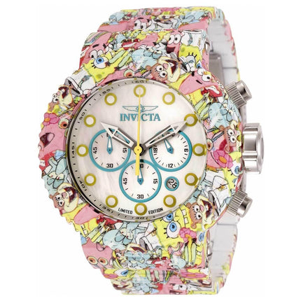 Invicta Men's Quartz Watch - Sponge Bob Limited Edition MOP Dial Bracelet | 32520 ,