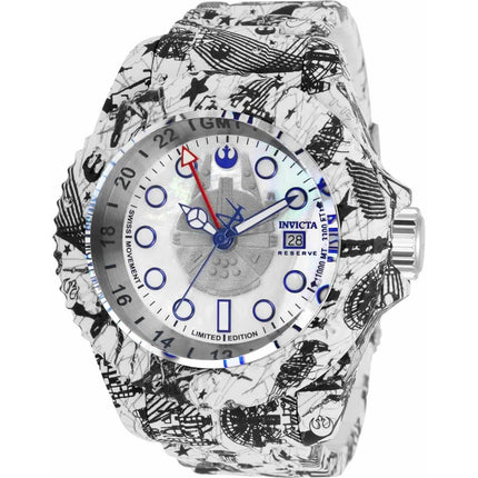 Invicta Men's Quartz Watch - Star Wars Rebel Alliance MOP Dial Aqua Bracelet | 33309 ,