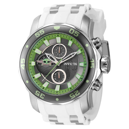 Invicta Men's Quartz Watch - Star Wars The Child White and Silver Tone Strap | 40098 ,