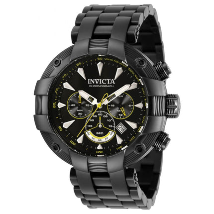 Invicta Men's Quartz Watch - Subaqua Chronograph Black Dial Steel Bracelet | 32217 ,